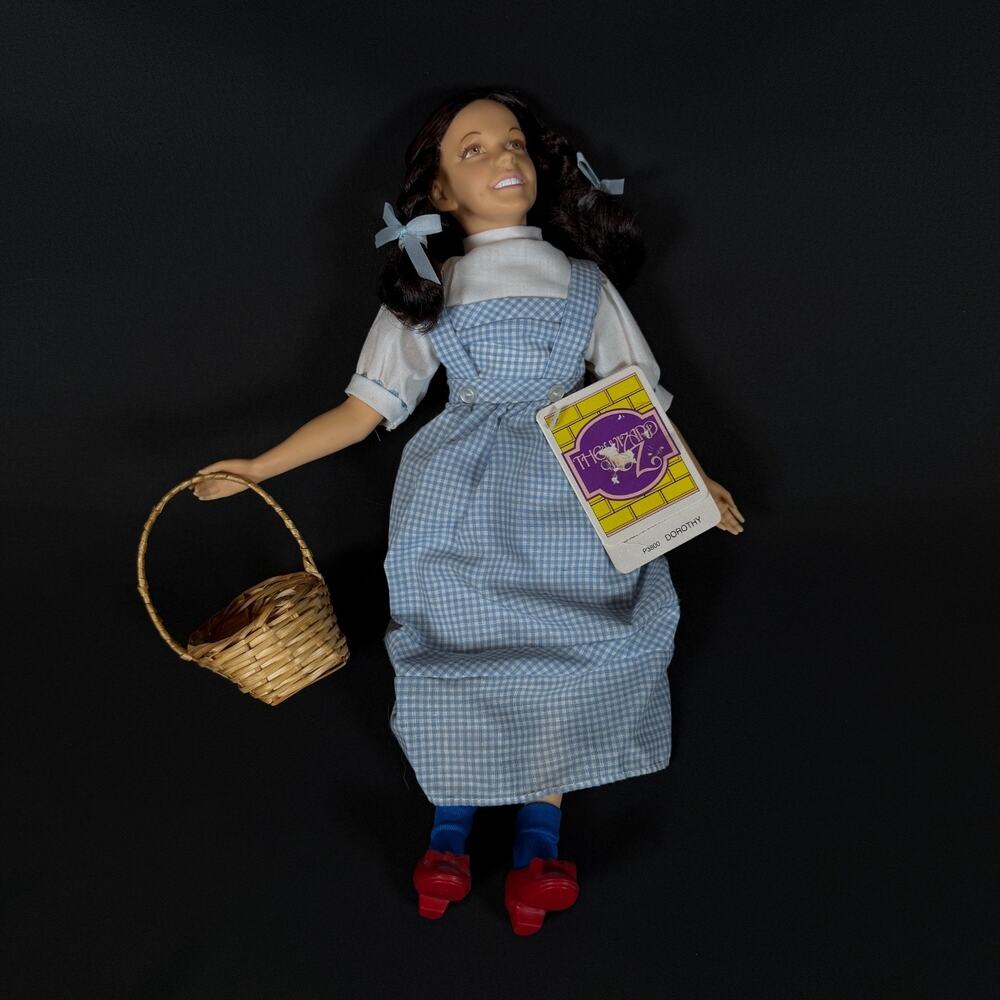 Vintage Presents by Hamilton 1987 WIZARD OF OZ Dorothy Doll 13” Red Shoes